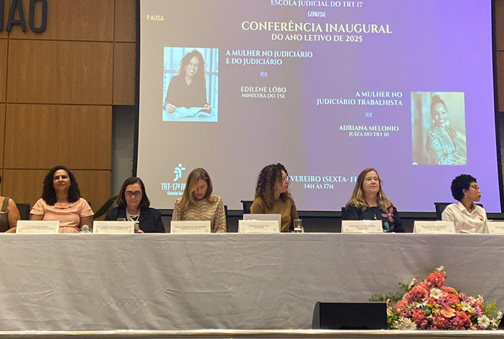 TJES participa de Conferência Inaugural da Escola Judicial do TRT 17ª Região