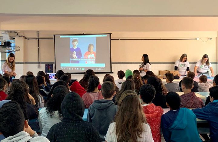 Em Marechal Floriano, alunos participam de ação sobre Prevenção à Violência Doméstica