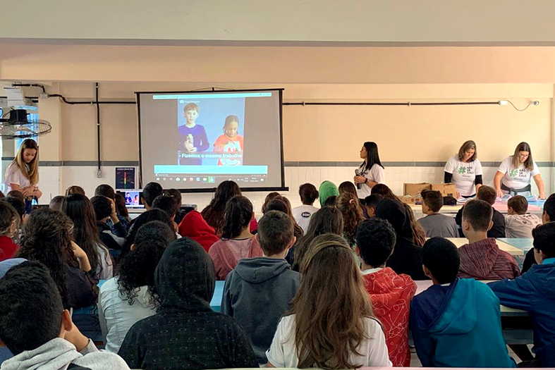 Ação de prevenção à violência doméstica em marechal floriano.