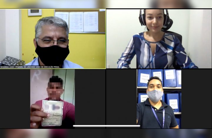 2ª Vara Criminal de Linhares recebe apresentação de cumprimento de pena de forma virtual