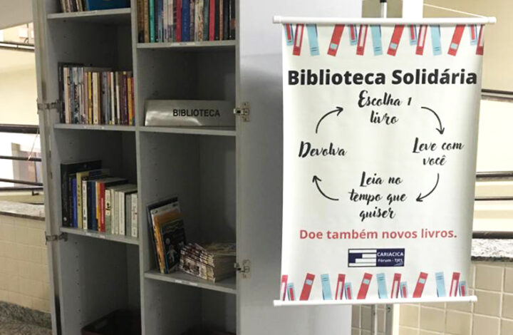 Fórum de Cariacica disponibiliza biblioteca solidária para a comunidade