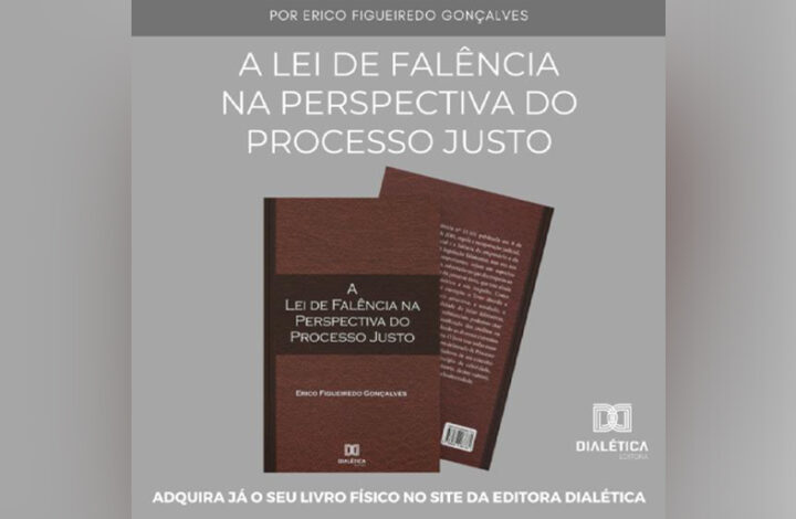 Analista Judiciário de Vila Velha lança livro sobre a lei de falência