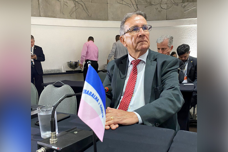 O Corregedor Geral a Justiça do Espírito Santo, desembargador Carlos Simões Fonseca.