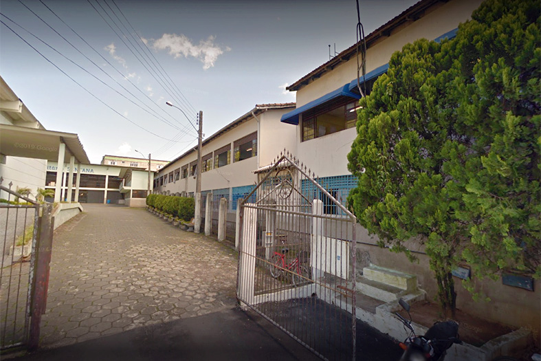 Escola Emílio Oscar Hülle, em Marechal Floriano.