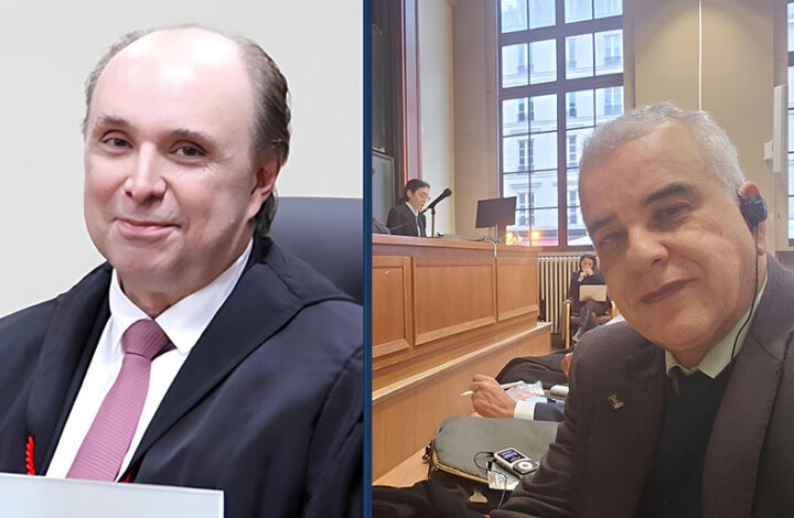 Presidente do TJES, Des. Samuel Meira Brasil Jr. e o juiz de Direito, Fernando Rangel, representam o ES em Paris
