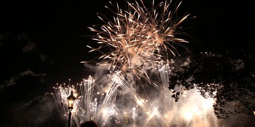 Fogos de artifício.
