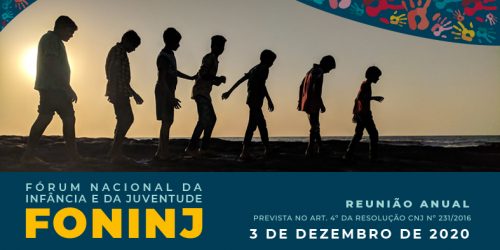arte digital do evento fórum nacional da infância e juventude
