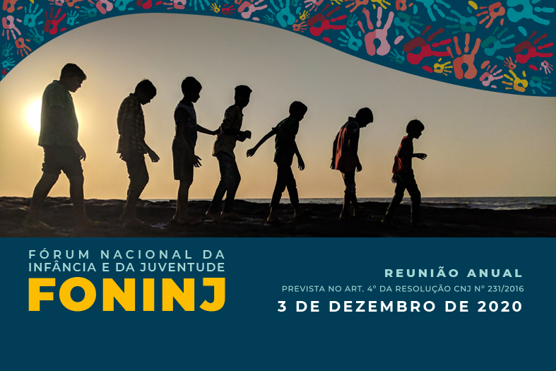 arte digital do evento fórum nacional da infância e juventude