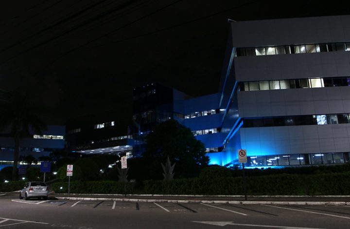 Tribunal de Justiça adere a Novembro Azul e prédio recebe iluminação especial