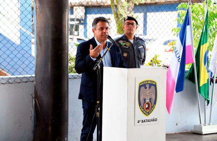 Juiz da Vepema participa de inauguração de espaço voltado para atividades físicas no 4º BPES de Vila Velha