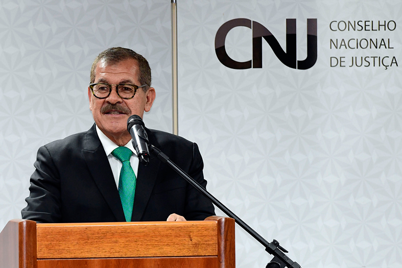 Ministro Humberto Martins em evento no CNJ.