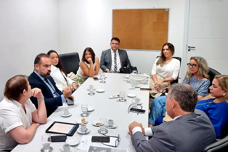 Magistrados e magistradas em reunião de trabalho sobre revisão de processos