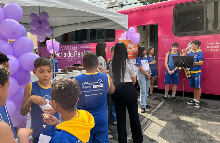 Ônibus do Juizado Itinerante da Lei Maria da Penha oferece serviços a diversos Municípios da região sul do estado