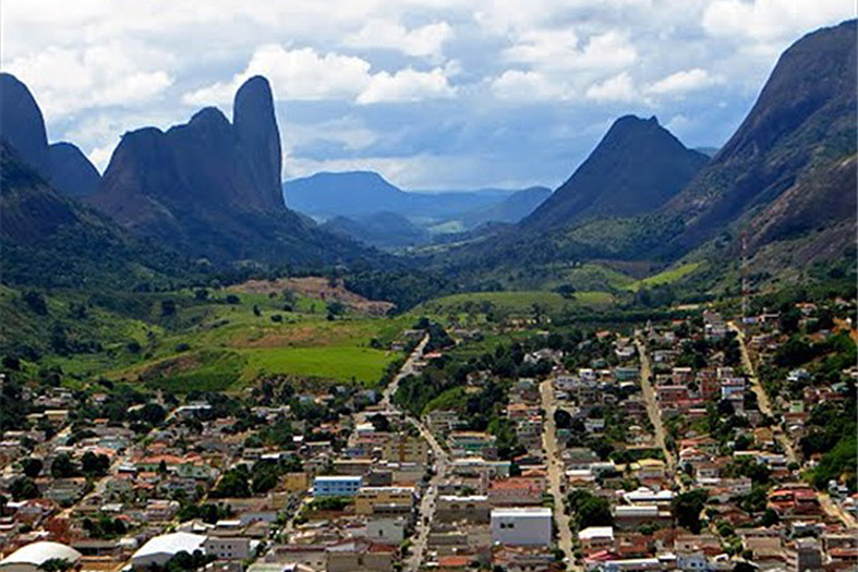 Vista panorâmica do município de Pancas/ES