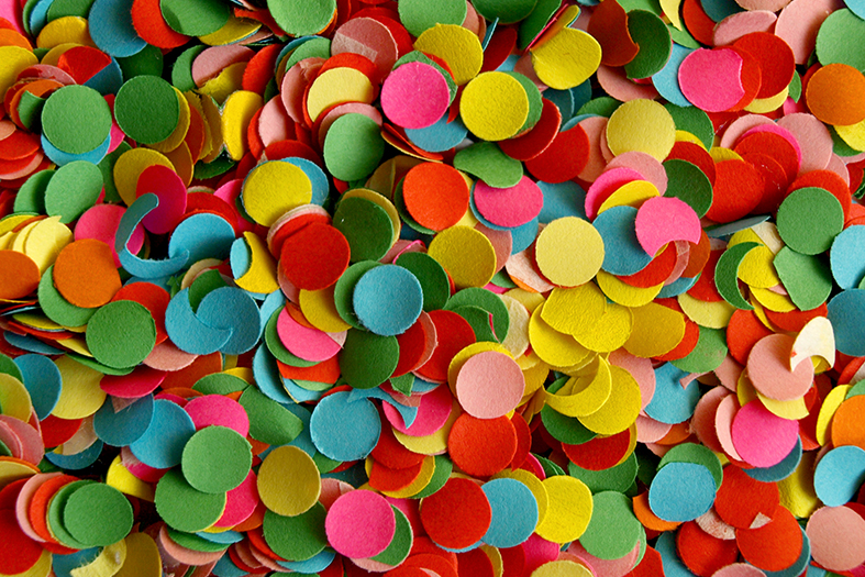 Confetes.