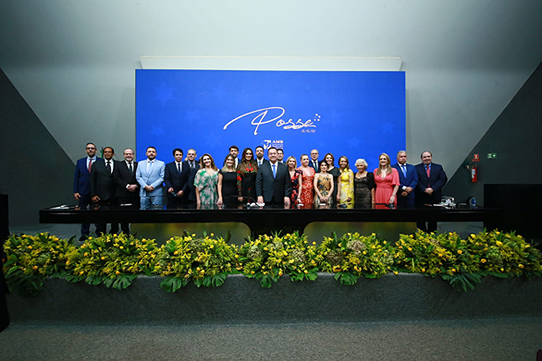 Cerimônia de posse dos novos membros da Associação dos Magistrados do Brasil.