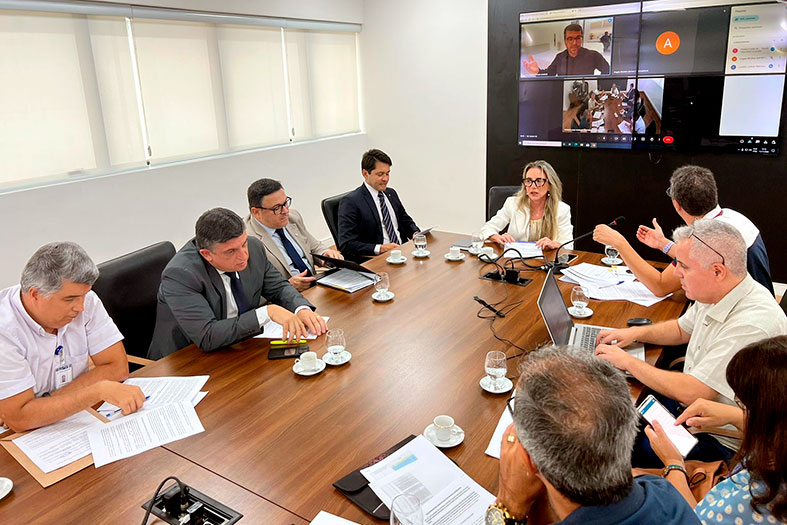 Reunião de magistrados dos judiciário capixaba.