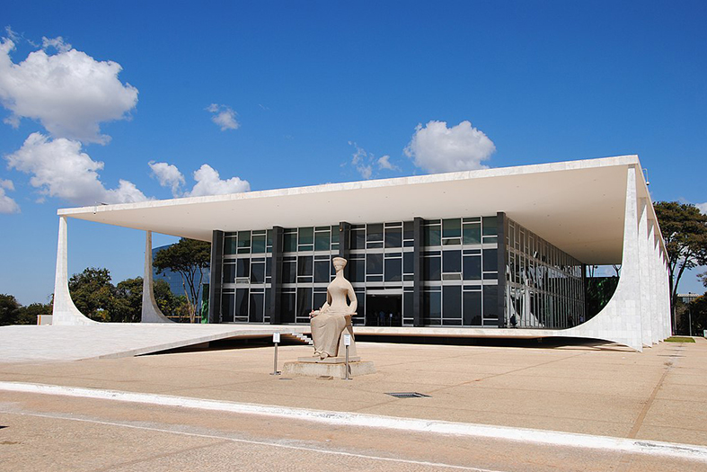 Edifício-sede do Supremo Tribunal Federal, em Brasília.