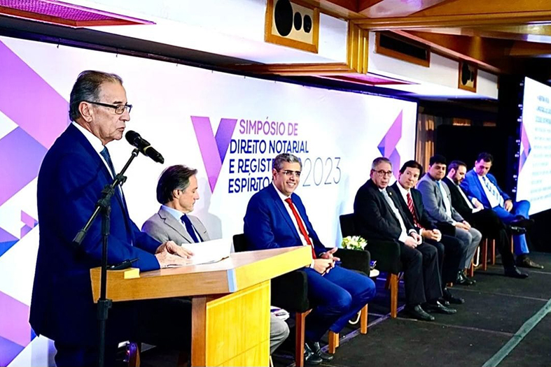 Abertura do V Simpósio de Direito Notarial e Registral do Espírito Santo.