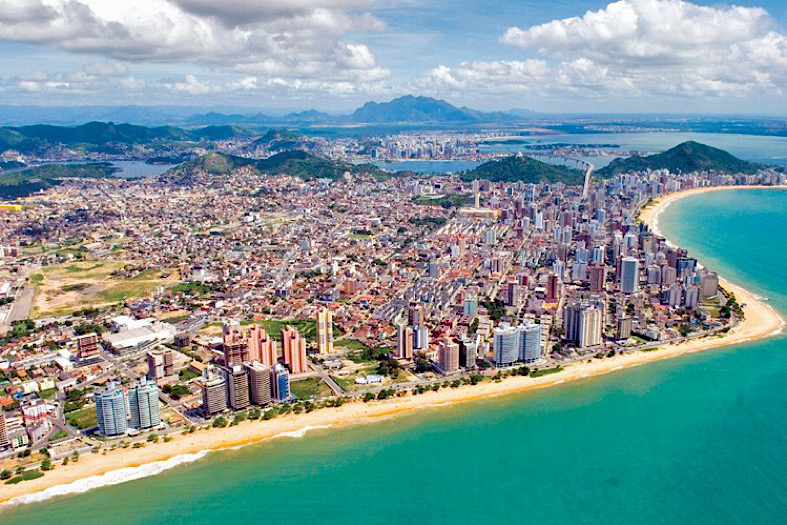 vista aérea da cidade de vila velha